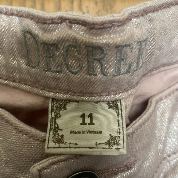 Pink dust color pants by DECREE - Picture 6 of 8